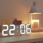 3D Digital Wall Clock LED