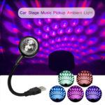Mini USB Music Rhythm Magic Stage Effect Projection Lamp LED