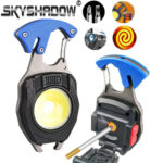Mini LED Working Light Pocket Flashlight & Metal Cob Lighter