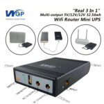 WGP Mini UPS Power Bank for Router, Onu, CCTV