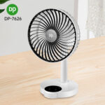 DP High Quality USB Mini Portable Rechargeable Table Desk Fan DP 7626