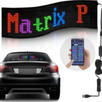 Flexible USB LED Car Sign App-controlled