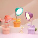 Cute Flower Shape Night Light LED Table Lamp USB Charging