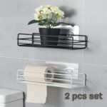 Iron Frame Punch Free Storage Organizer Shelf (2pcs Set)