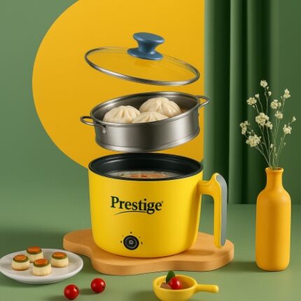 Prestige 22cm Multifunctional Kitchen Electric Cooking Pot