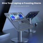 Laptop Cooling Pad Stand Semiconductor Cooler with Aluminum Alloy Holder - MC120