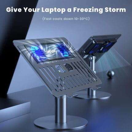 Laptop Cooling Pad Stand Semiconductor Cooler with Aluminum Alloy Holder - MC120