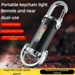 7 Modes High Power LED + COB Keychain Flashlight - KD088