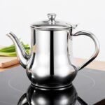 Stainless Steel Oil Strainer Pot Oil Dispenser