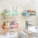 Bathroom Shelf Organizer Toilet Adhesive Shampoo Gel Storage-HL049