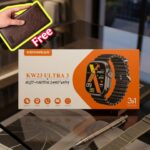 KW23 Ultra3 Smartwatch with 3 Straps and Free Premium Wallet