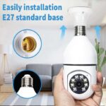 V380 Pro Bulb Camera 360 Smart Bulb WiFi Security Camera - 1080P Full HD